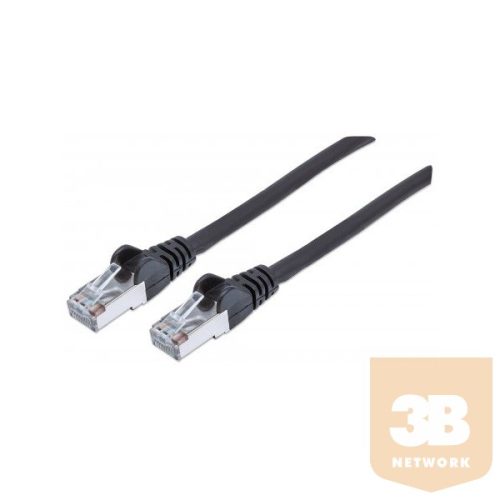 Manhattan Kábel - SFTP patch kábel (RJ45 to RJ45, Cat7 600Mhz, LSOH, 1m, Fekete)