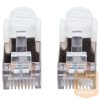 Manhattan Kábel - SFTP patch kábel (Cat7 600Mhz - Cat6a RJ45 moduláris csatlakozóval, LSOH, 100% réz, 2m, Fehér)