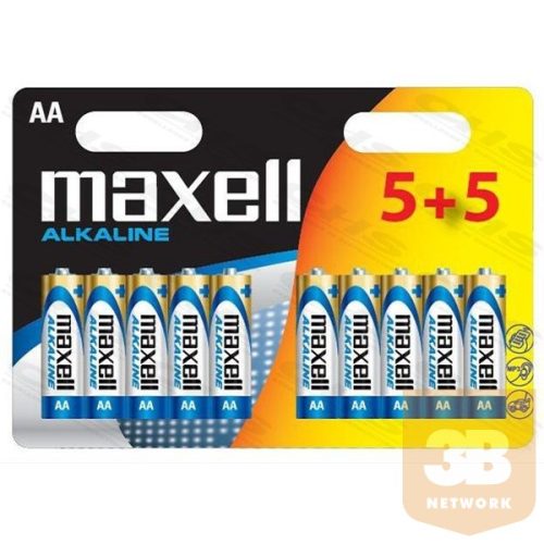 MAXELL Alkálielem LR-6 AA 10db-os