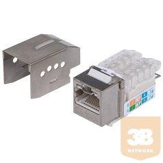   Manhattan Keystone - Cat6A Keystone Jack, FTP árnyékolt, RJ45, Fém