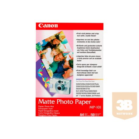 CANON MP-101 matte photo paper 170g/m2 A4 50 sheets 1-pack
