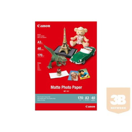 CANON MP-101 matte photo paper 170g/m2 A3 40 sheets 1-pack