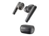 HP Poly Voyager Free 60+ UC Carbon Black Earbuds +BT700 USB-A Adapter +Touchscreen Charge Case