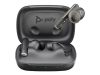 HP Poly Voyager Free 60 UC Carbon Black Earbuds +BT700 USB-A Adapter +Basic Charge Case