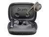 HP Poly Voyager Free 60 UC M Carbon Black Earbuds +BT700 USB-C Adapter +Basic Charge Case