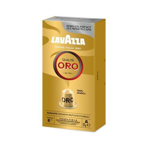 Lavazza Oro Nespresso kompatibilis alumínium kapszula csomag 10 db x 5.5g, 100% Arabica