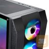 Spirit of Gamer Számítógépház - Rogue VI RGB (fekete, ablakos, 8x12cm ventilátor, alsó táp,  ATX, 1xUSB3.0, 2xUSB2.0)