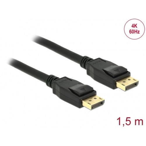 DELOCK kábel DisplayPort male / male összekötő 10K 60Hz 54 Gbps 3m