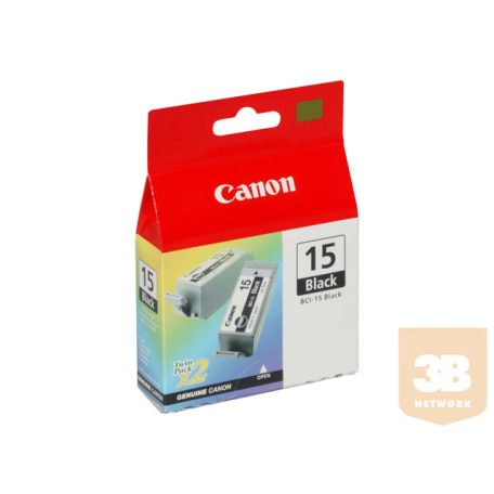 CANON 8190A002 Canon BCI15K 2x5.6ml fekete tinta i70/i80