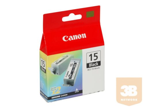 CANON 8190A002 Canon BCI15K 2x5.6ml fekete tinta i70/i80