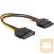 KAB Delock 82120 20pin ATX alaplap hosszabbító kábel - 0,2m