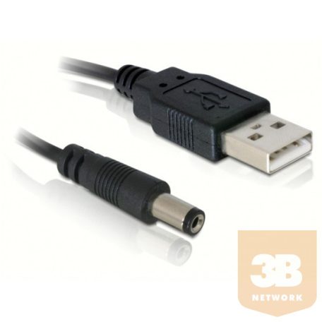 KAB Delock 82197 USB - DC Jack (5,4mm) hálózati kábel - 1m