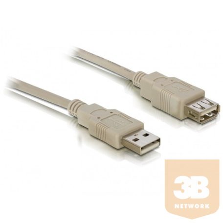 KAB Delock 82240 USB 2.0 A/A hosszabbító kábel - 3m