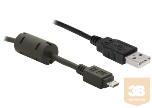 KAB Delock 82299 USB2.0–A apa - microB USB apa kábel - 1m