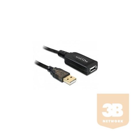 Delock 82308 aktív USB 2.0 hosszabbító, 5 m.