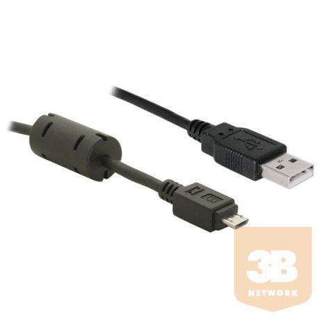 KAB Delock 82335 USB2.0-A apa - micro-B USB apa kábel - 2m
