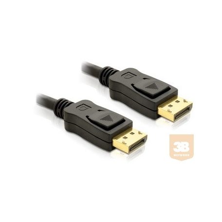 Delock HDMI kábel, DisplayPort M/M, 1m, arany