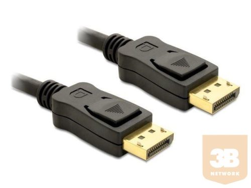 Delock HDMI kábel, DisplayPort M/M, 5m, arany