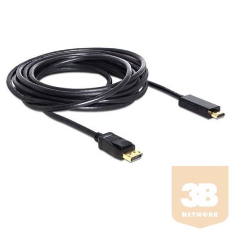 DELOCK HDMI kábel Displayport 1.1 male to HDMI male, 3m