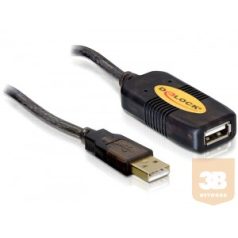 Delock extension kábel, USB 2.0, aktív, 10m