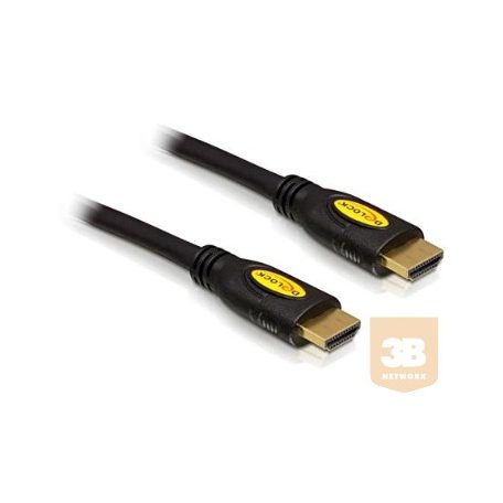 Delock HDMI kábel, HDMI 1.4 3D TV, 3m, M/M