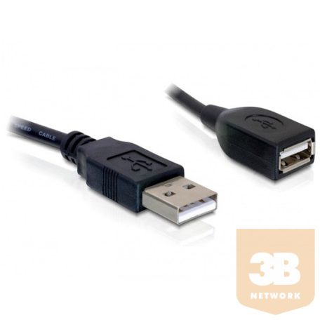 KAB Delock 82457 USB 2.0 A - A apa - anya hosszabbítókábel - 0,15m