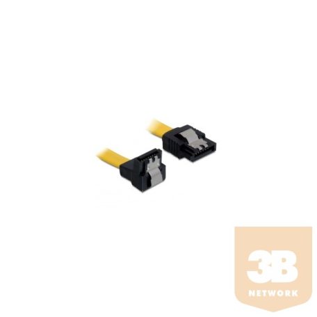 Delock 82482 SATA cable 70cm down/straight metal yellow