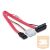 KAB Delock 82551 Micro SATA (anya) - 2pin hálózati (5V/3,3V) + SATA (felfele) átalakító kábel - 0,3m