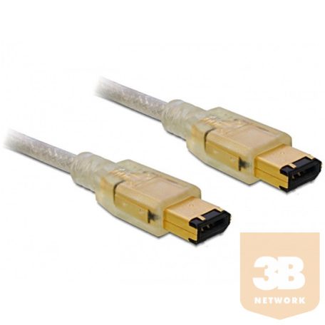 KAB Delock 82575 6pin / 6pin FireWire összekötő kábel - 3m
