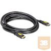 Delock kábel High Speed HDMI with Ethernet - HDMI-A male > HDMI-A male 4K 1m