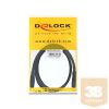 Delock kábel High Speed HDMI with Ethernet - HDMI-A male > HDMI-A male 4K 1m