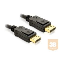 Delock HDMI kábel, DisplayPort M/M, 2m, arany