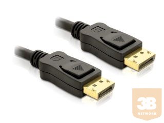 Delock HDMI kábel, DisplayPort M/M, 2m, arany