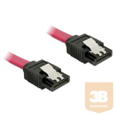  KAB Delock 82679 6Gb/s egyenes/egyenes piros SATA kábel - 1m