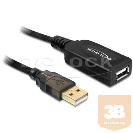 KAB Delock 82690 USB 2.0 aktív hosszabbító kábel - 20m