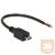 KAB Delock 82697 USB2.0 micro-B apa > 2x nyitott vezetékű Raspberry Pi kábel - 0,1m