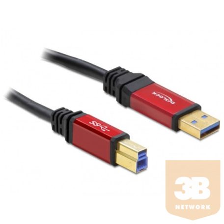 KAB Delock 82757 USB 3.0 A/B apa/apa prémium kábel - 2m
