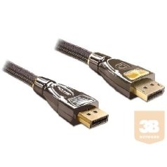   Delock HDMI kábel, Displayport 1.2 male > Displayport male 4K 2m PREMIUM