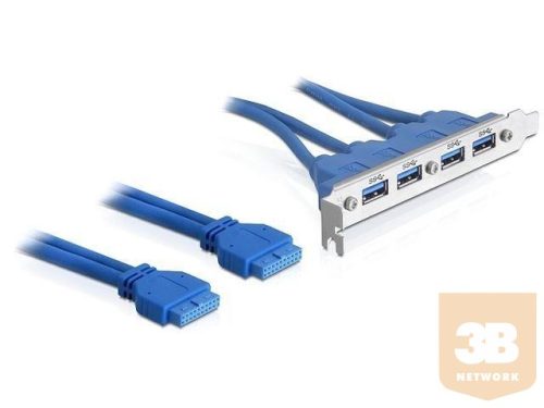 Delock panel USB 3.0 x4