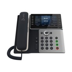 HP Poly Edge E550 IP Phone and PoE-enabled