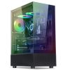 Spirit of Gamer Számítógépház - SPECTRA Black (fekete, ablakos, 3x12cm ventilátor, alsó táp,  ATX, 1xUSB3.0, 2xUSB2.0)