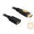 Delock HDMI kábel, High Speed HDMI Ethernettel, M/F, 1m