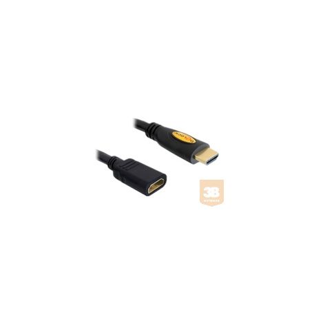 DELOCK 83081 Delock kábel, High Speed HDMI Ethernettel, M/F, 3m