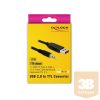 Delock Converter USB 2.0 male > Serial-TTL 3.5 mm stereo jack 1.8 m (5 V)