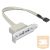 ADA Delock 83119 USB 2.0 2 port Low Profile slot konzol