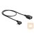 DELOCK 83271 Delock kábel, USB micro-B (M) -> USB 2.0-A (F) OTG, hajlított, 50 cm