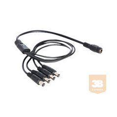   DELOCK 83287 Delock Cable DC Splitter 5.5 x 2.1 mm 1x female > 4x male 0.5m