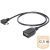 KAB Delock 83356 USB mini apa forgatott/USB 2.0 - A anya OTG kábel - 0,5m