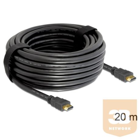 DELOCK HDMI kábel male/male összekötő 4K, 20m