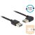 KAB Delock 83464 EASY - USB 2.0 - A apa/apa 90°-ban forgatott kábel - 1m